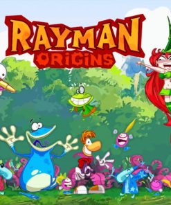 Rayman Origins Poster paint by number