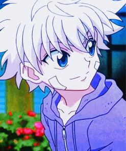 Killua Animated Character paint by number