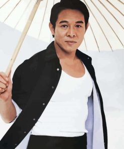 Chinese Actor Jet Li paint by number