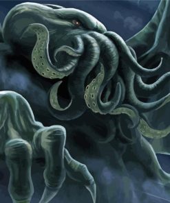 Fantasy Cthulhu paint by number