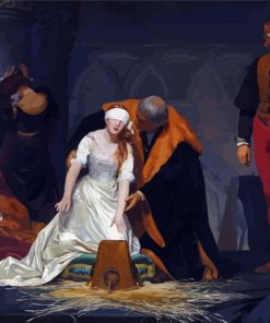 The Execution Of Lady Jane Grey By Paul Delaroche paint by number