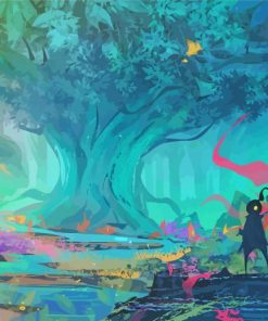 Magical Woods paint by number