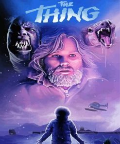 John Carpenter The Thing Cover Art paint by number