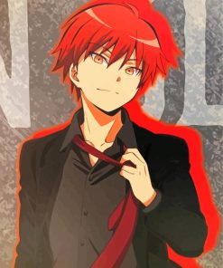 Karma Akabane Assassination Classroom Character paint by number