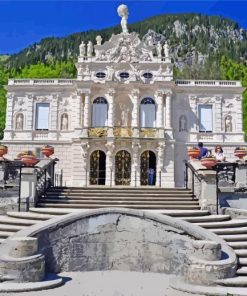 Linderhof Palace In Ettal paint by number