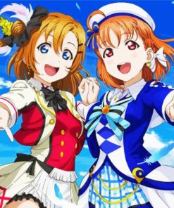 Love Live Manga paint by number