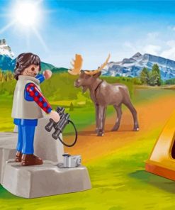 Playmobil Wild Life paint by number