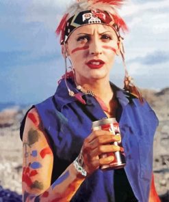 Tank Girl Lori Petty paint by number