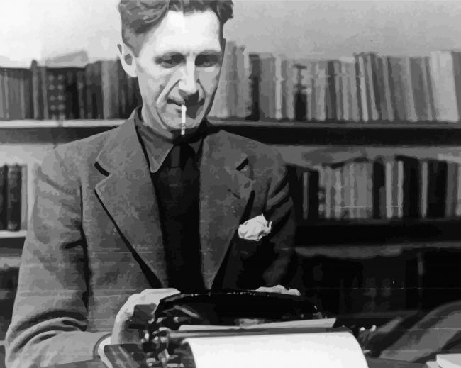 English Novelist George Orwell Paint By Numbers