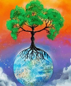 Magic Tree Earth Paint By Numbers