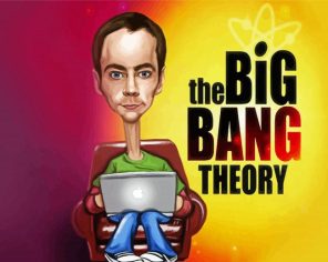 Sheldon Cooper The Bing Bang Theory Paint By Numbers