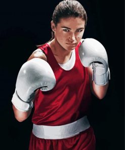 The Boxer Katie Taylor paint by number