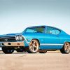 Blue 68 Chevelle Paint By Numbers