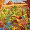 Colorful Country Abstract Paint By Numbers