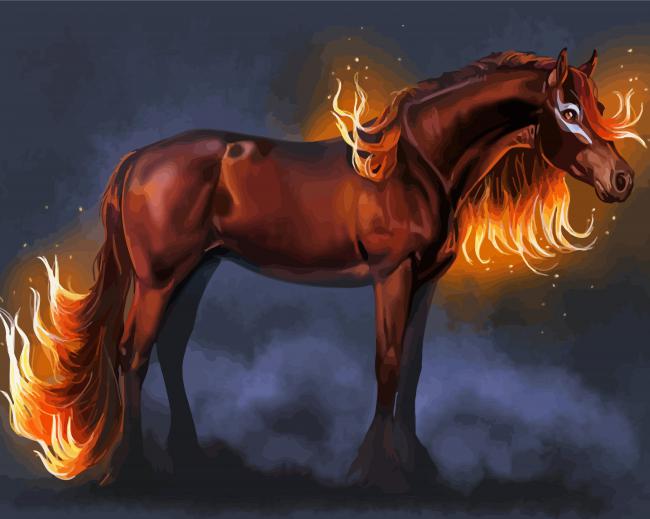 Fantasy Mare Horse Paint By Numbers