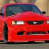 2000 Red Mustang Sport Car Paint By Numbers