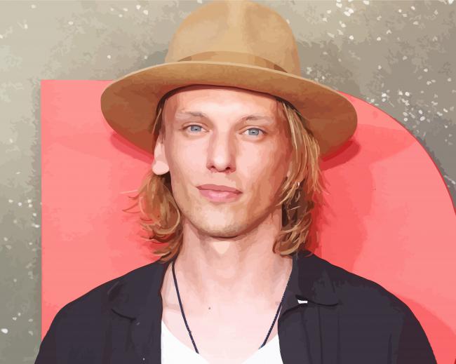 Actor Jamie Campbell Bower Paint By Numbers