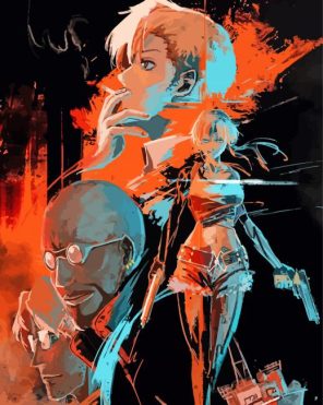 Black Lagoon Anime Poster Art Paint By Numbers
