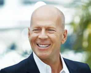 Bruce Willis Smiling Paint By Numbers