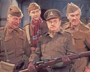 Dads Army Characters Paint By Numbers