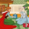 Disney Christmas Characters Art Paint By Numbers