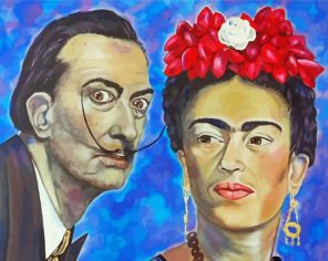 Frida And Dali Paint By Numbers