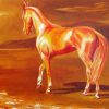 Golden Mare Horse Art Paint By Numbers