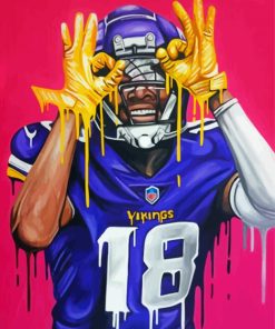 Justin Jefferson Art Paint By Numbers