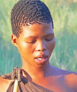 Khoisan Woman Paint By Numbers
