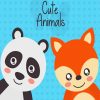 Panda And Fox Animals Paint By Numbers