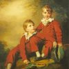 Portrait Of The Binning Children By Henry Raeburn Paint By Numbers