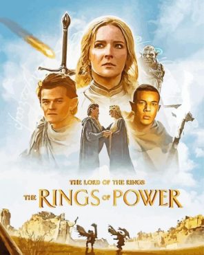 Rings Of Power Poster Paint By Numbers