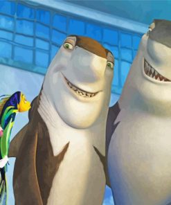 Shark Tale Lenny And Don Lino Paint By Numbers