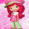 Strawberry Shortcake Character Paint By Numbers