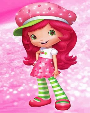 Strawberry Shortcake Character Paint By Numbers
