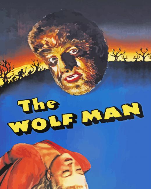 The Wolfman Poster Paint By Numbers