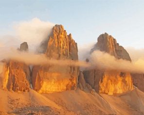 Tre Cime Di Lavaredo Park In Italy Paint By Numbers