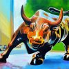 Wall Street Bull Art Paint By Numbers