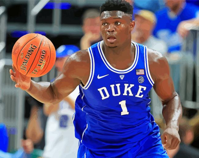 Zion Williamson Basketball Player Paint By Numbers