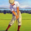 Aesthetic Hickory Golf Player Paint By Numbers