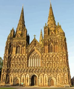 Aesthetic Lichfield Cathedral Paint By Numbers