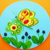 Food Art Butterfly Paint By Numbers