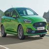 Green Fiesta ST Car Paint By Numbers