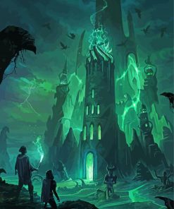 Magical Mythical Castle Paint By Numbers
