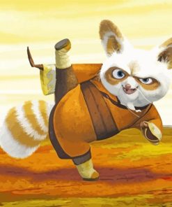 Shifu Kung Fu Panda Character Paint By Numbers
