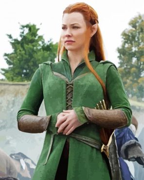 Tauriel In Hobbit Paint By Numbers