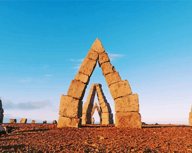 The Arctic Henge Paint By Numbers