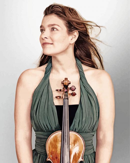 The Violinist Janine Jansen Paint By Numbers