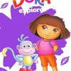 Animation Poster Dora The Explorer Paint By Numbers