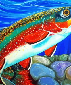 Brook Trout Fish Paint By Numbers